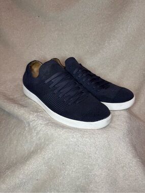 LifeStride Navy Knit Sneakers Soft System Comfort Shoes 8M